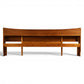 Young Manufacturing Vintage Mid Century Modern Book Case King/Queen Headboard c. 1960s