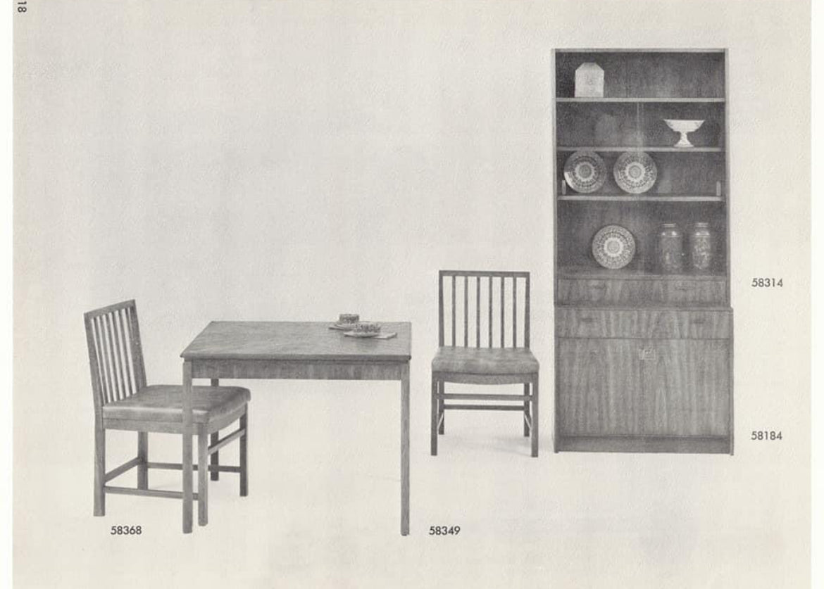 Jack Cartwright for Founders Patterns 15 Mid Century Modern 4 Drawer Cabinet & Bookshelf Hutch c. 1960s