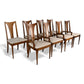 Broyhill Brasilia Set of 8 Vintage Mid Century Modern Dining Chairs c. 1960s