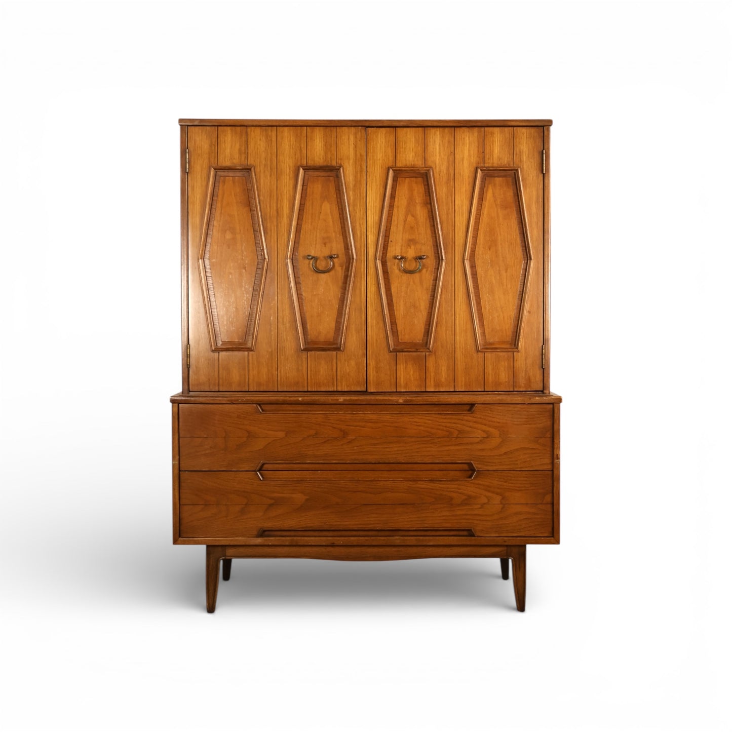 Thomasville Omega Vintage Mid Century Modern Highboy Dresser c. 1960s