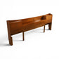 Young Manufacturing Vintage Mid Century Modern Book Case King/Queen Headboard c. 1960s