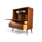 American of Martinsville Dania Collection Vintage Mid Century Modern Drop Front Secretary Desk c. 1960s