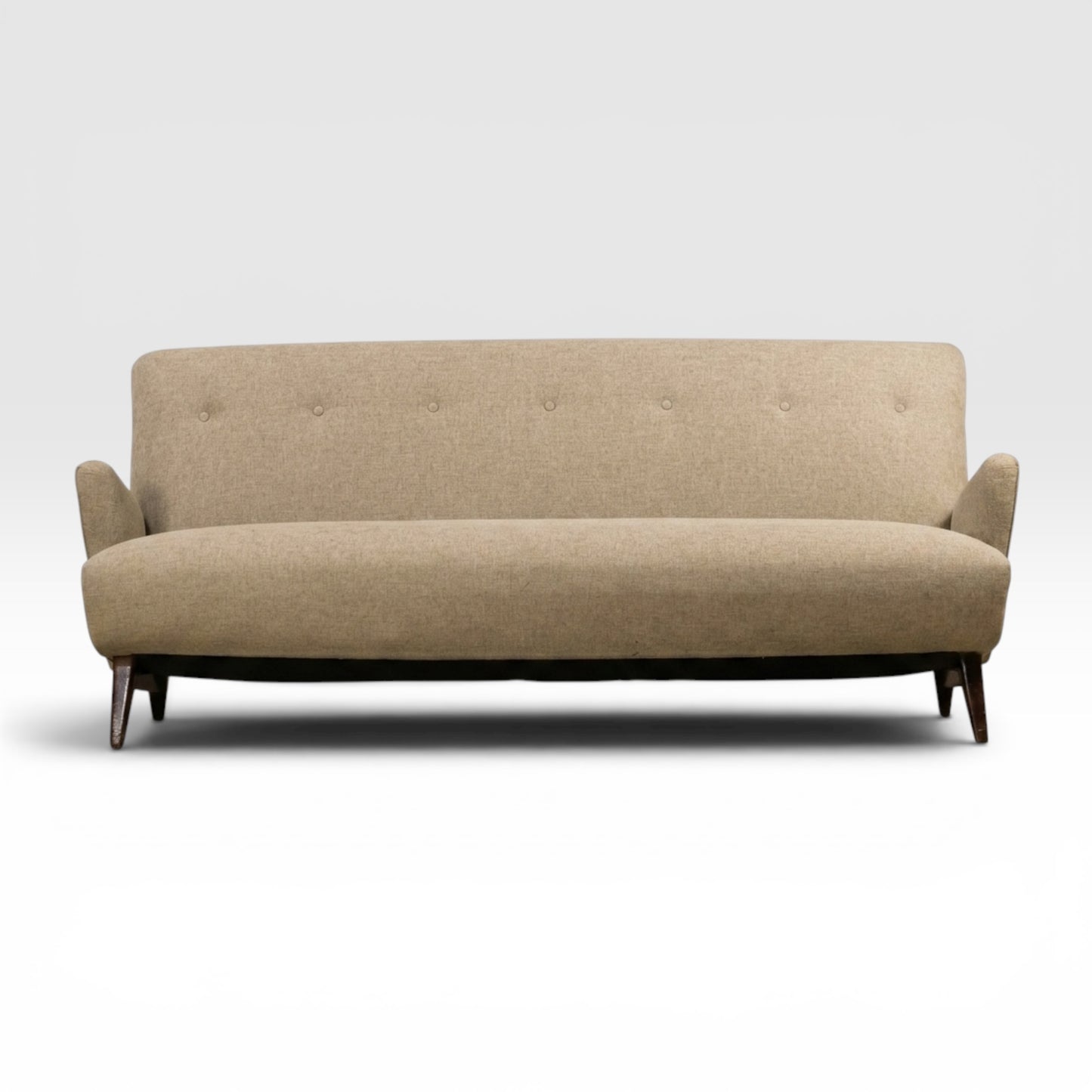 Jens Risom Model 37 Early Vintage Mid Century Modern Sofa c. 1940s
