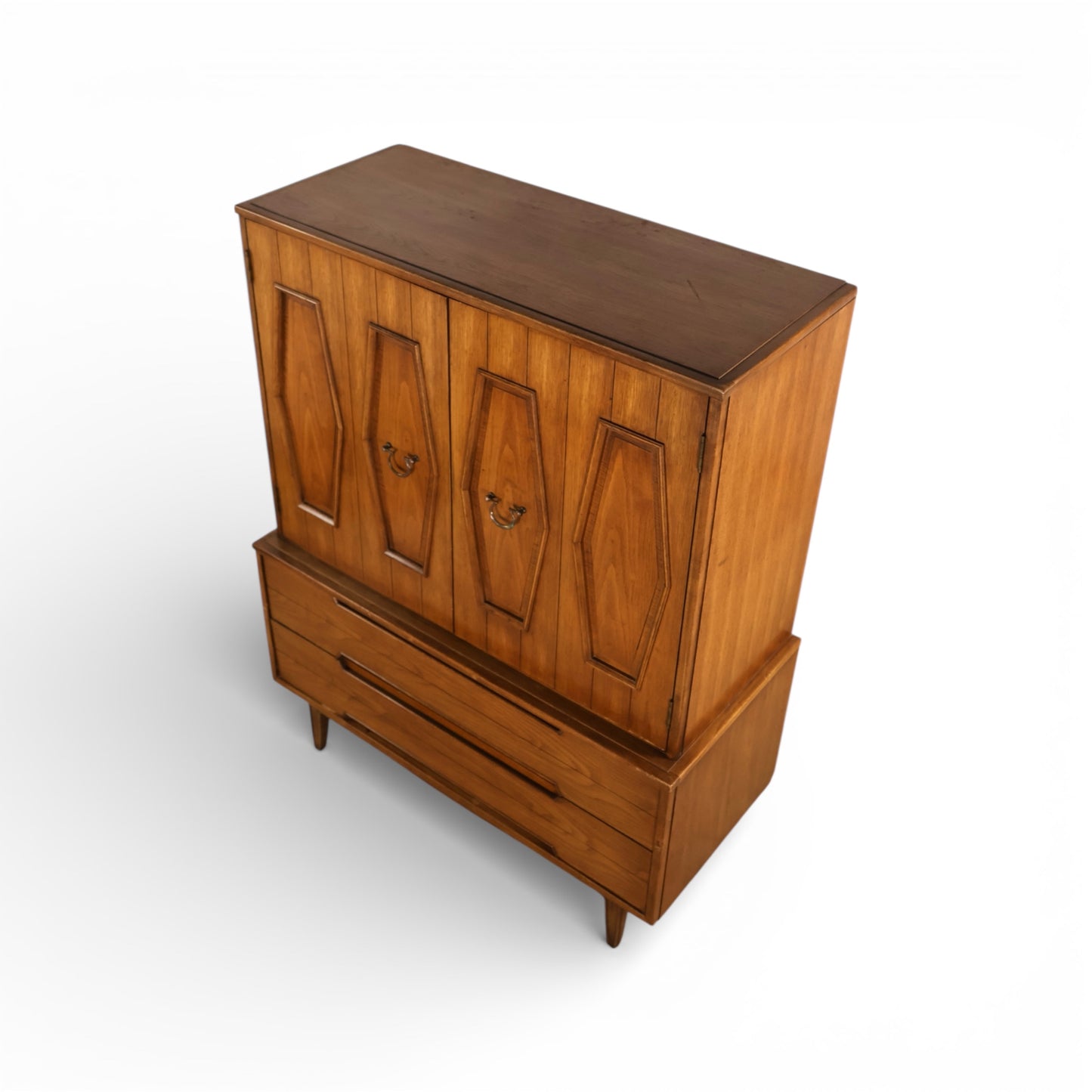 Thomasville Omega Vintage Mid Century Modern Highboy Dresser c. 1960s