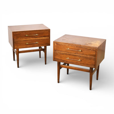 American of Martinsville Dania Collection Vintage Mid Century Moder... — brass construction, front view
