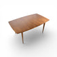 Broyhill Emphasis Vintage Mid Century Modern Dining Table with 2 Leafs c. 1960s