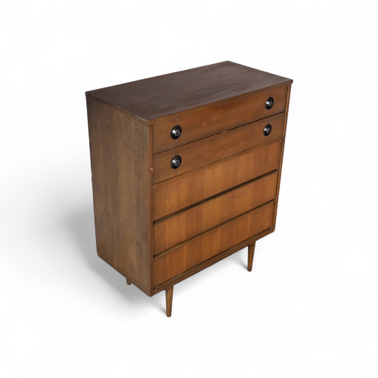 Stanley Furniture Vintage Mid Century Modern  Highboy Dresser c. 1960s