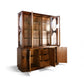 Kent Coffey Perspecta Vintage Mid Century Modern 2 Piece China Cabinet & Hutch c. 1960s