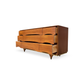 Kent Coffey Elegante Vintage Mid Century Modern 9 Drawer Lowboy Dresser c. 1960s