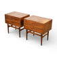 American of Martinsville Dania Collection Vintage Mid Century Modern Pair of Nightstands c. 1960s