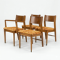 Drexel Biscayne Vintage Mid Century Modern Set of Four Dining Chairs c. 1960s
