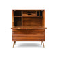 American of Martinsville Dania Collection Vintage Mid Century Modern Drop Front Secretary Desk c. 1960s