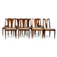 Broyhill Brasilia Set of 8 Vintage Mid Century Modern Dining Chairs c. 1960s