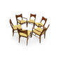 Broyhill Premier Saga Set of 6 Vintage Mid Century Modern Dining Chairs c. 1960s
