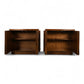 Lane Staccato Vintage Brutalist Mid Century Modern Pair of Nightstands c. 1960s
