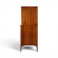 Kent Coffey Perspecta highboy dresser side profile view in walnut