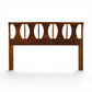Kent Coffey Perspecta queen or full headboard straight on view in walnut