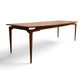 Young Manufacturing Contour dining table walnut top detail view