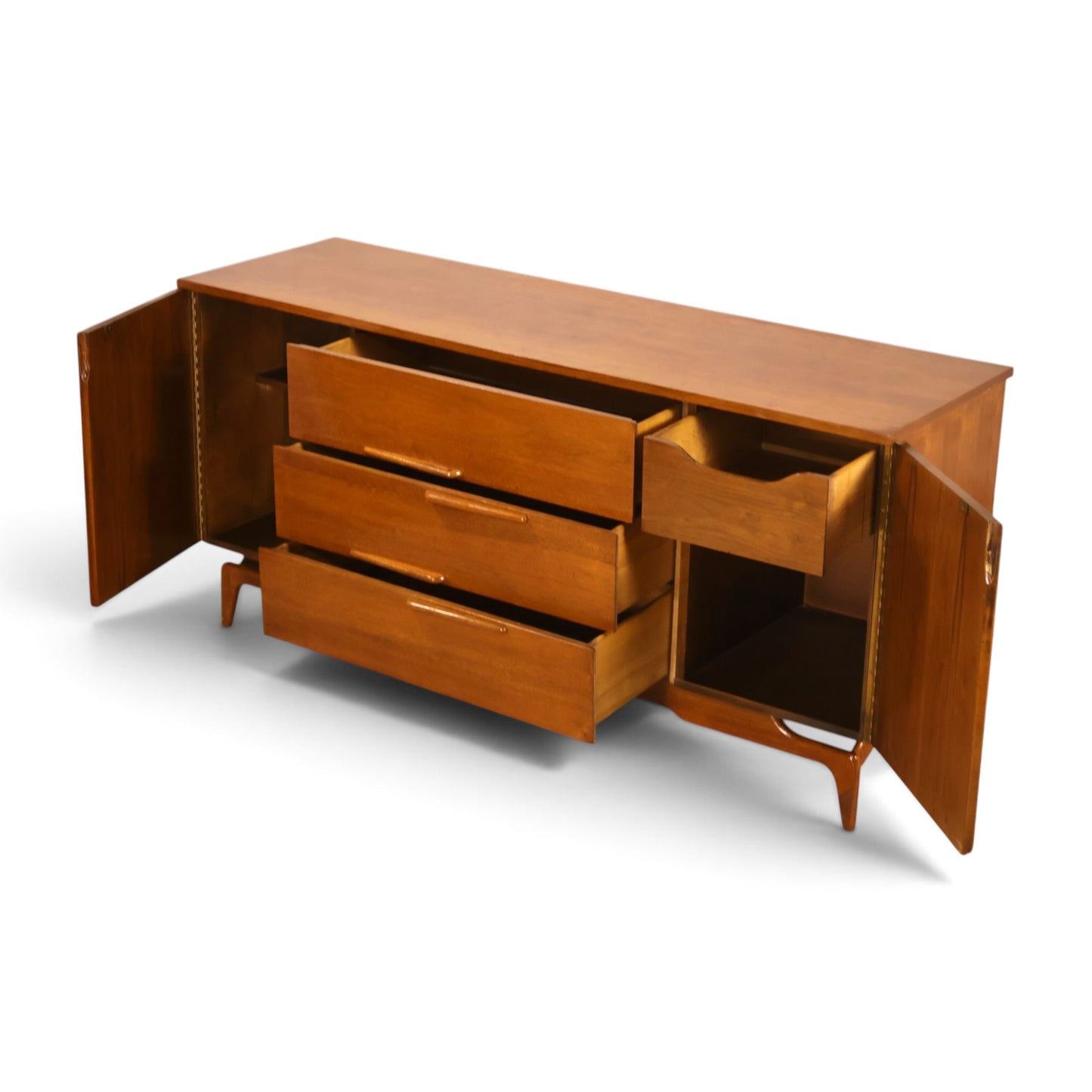Young Manufacturing Contour vintage credenza c. 1960s view 15
