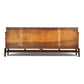Helen Hobey Baker burl and walnut lowboy dresser back view
