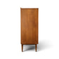 Broyhill Sculptra Magna walnut highboy dresser side profile