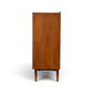Broyhill Sculptra Magna walnut highboy dresser side profile