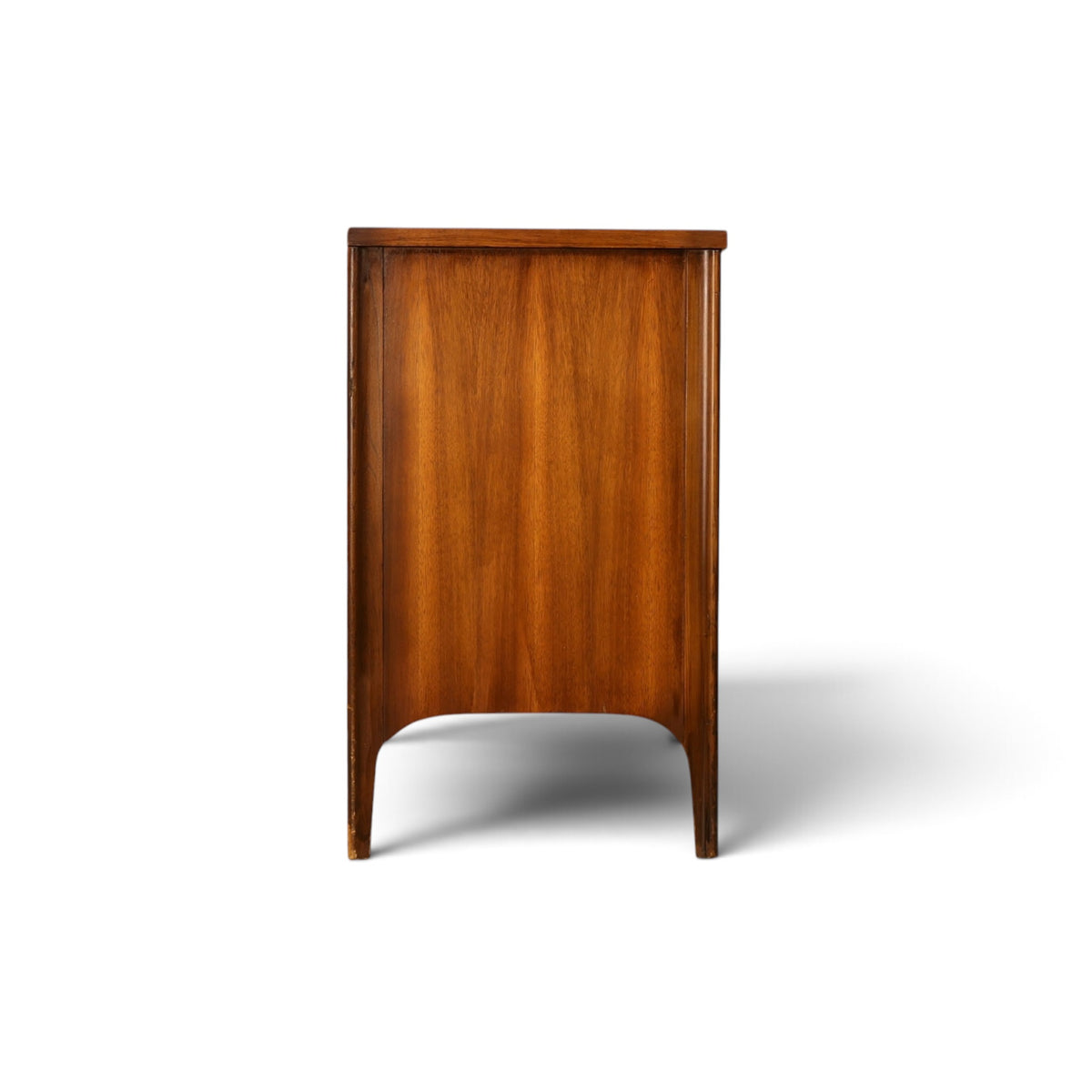 Kent Coffey Perspecta credenza side profile in walnut