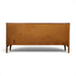 Kent Coffey Perspecta credenza back with stamped walnut model and lot numbers