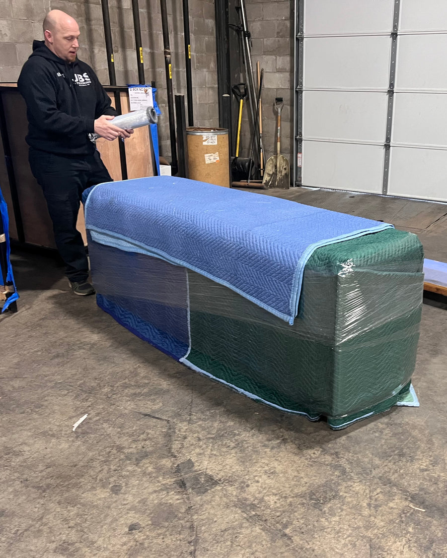 Furniture loaded for delivery