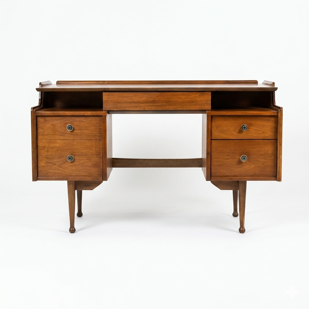 Hooker Mainline Vintage Mid Century Modern Desk c. 1960s — view 10