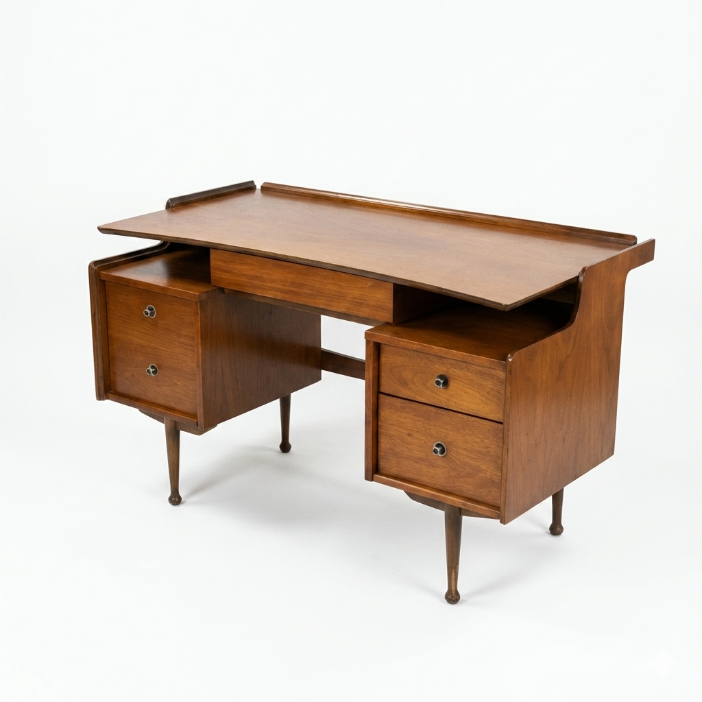 Hooker Mainline Vintage Mid Century Modern Desk c. 1960s — view 4