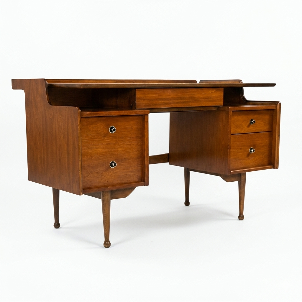 Hooker Mainline Vintage Mid Century Modern Desk c. 1960s — view 5