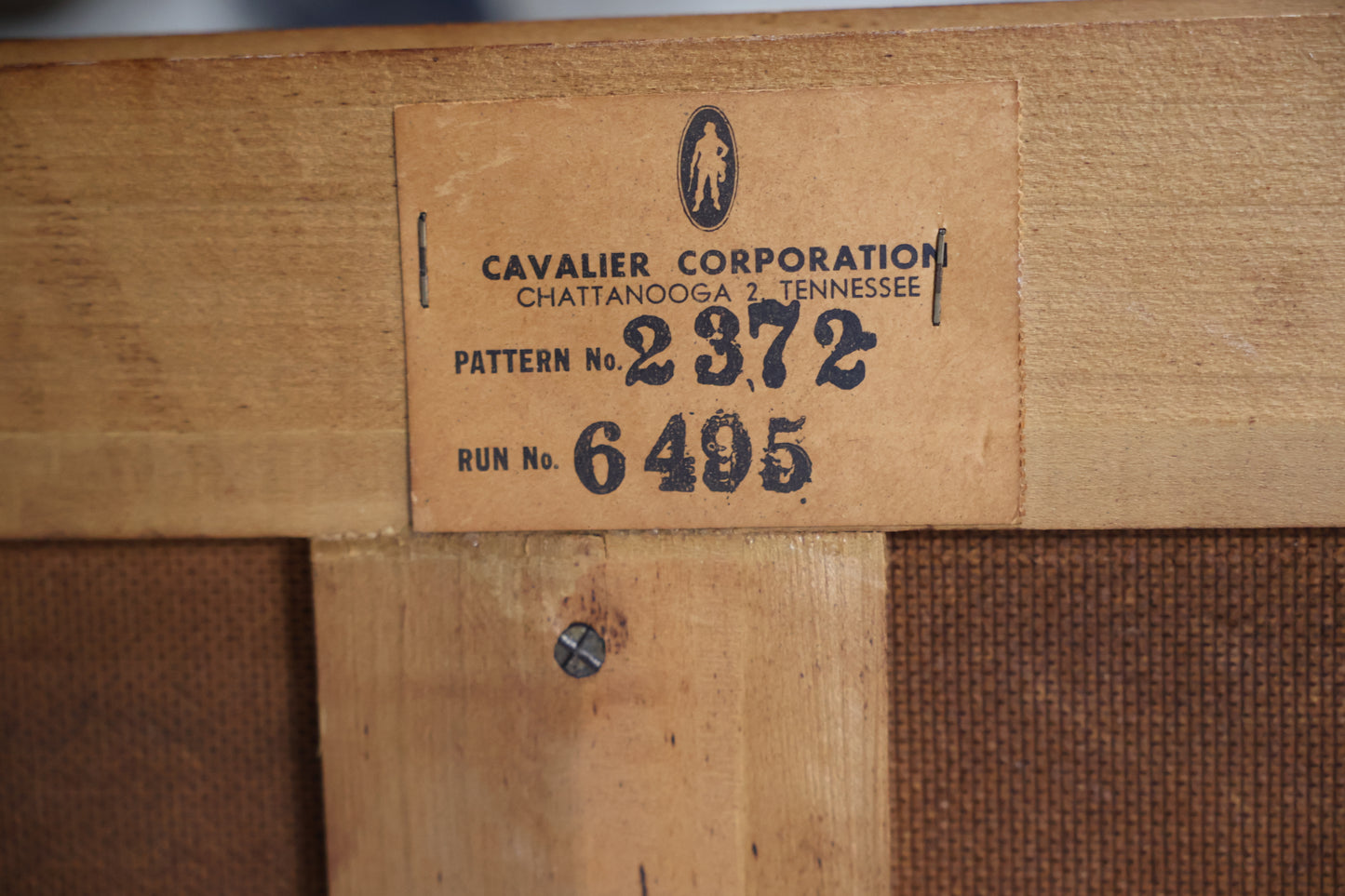 Cavalier Furniture Vintage Mid Century Modern Lowboy Dresser c. 1960s