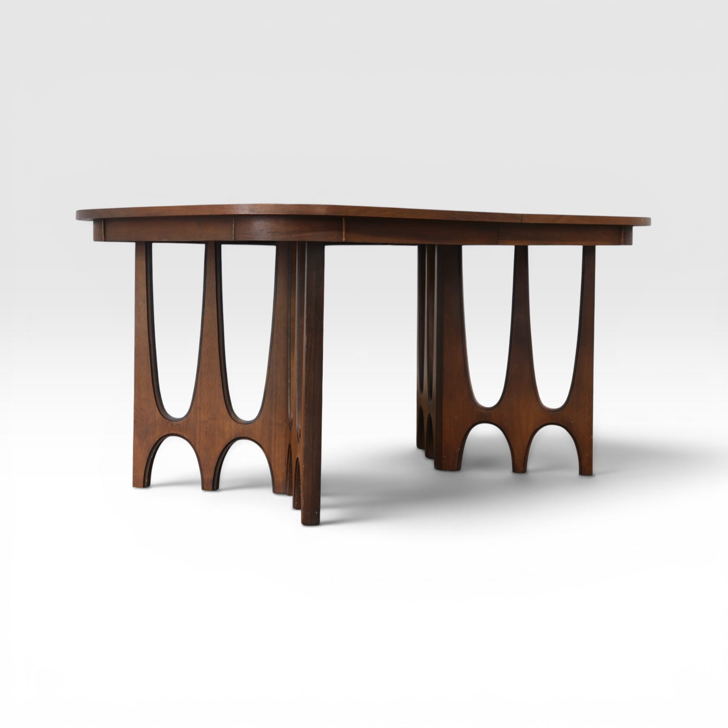 Broyhill Brasilia II Vintage Mid Century Modern Extension Dining Table and 2 Leafs c. 1960s