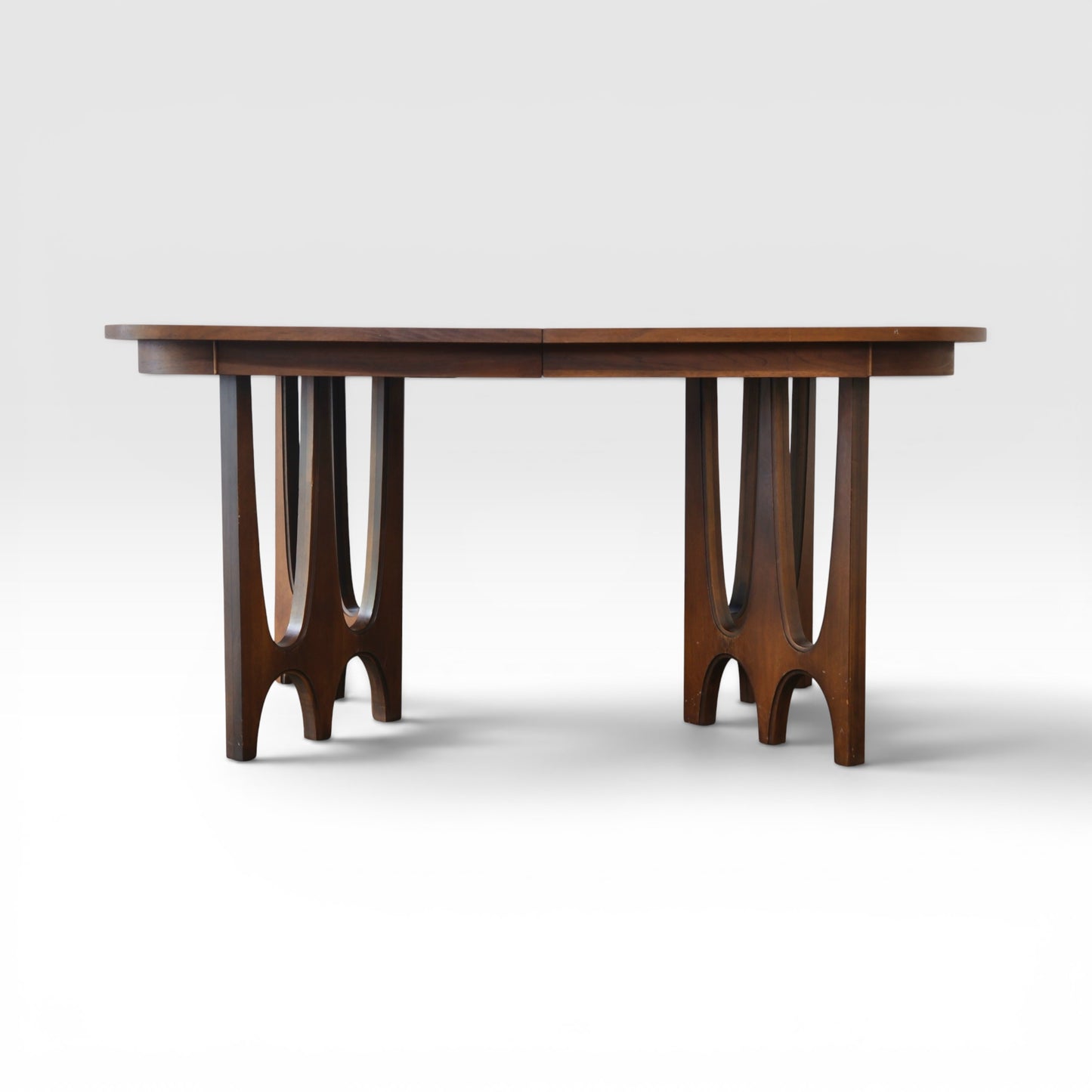 Broyhill Brasilia II Vintage Mid Century Modern Extension Dining Table and 2 Leafs c. 1960s