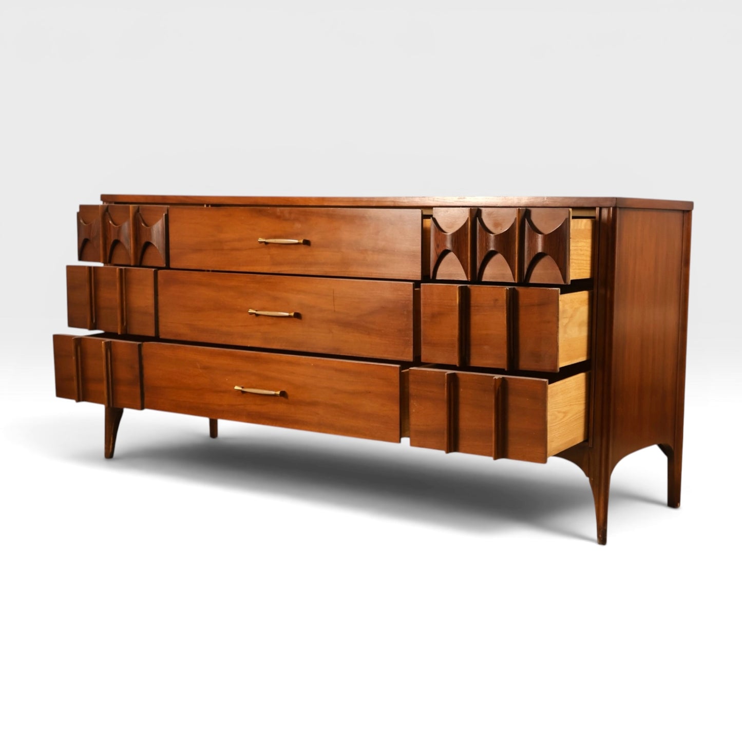 Kent Coffey Perspecta Vintage Mid Century Modern Lowboy Dresser c. 1960s