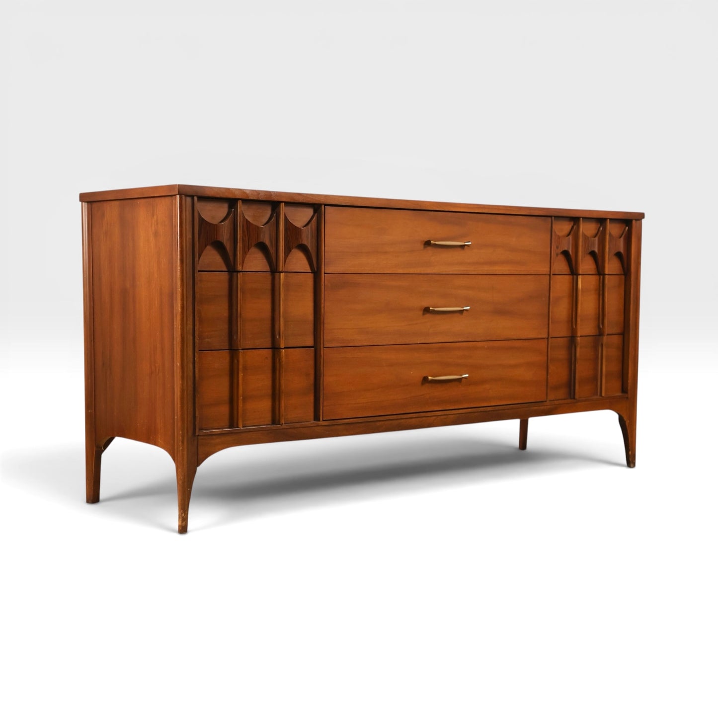 Kent Coffey Perspecta Vintage Mid Century Modern Lowboy Dresser c. 1960s