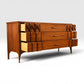 Kent Coffey Perspecta Vintage Mid Century Modern Lowboy Dresser c. 1960s