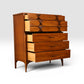 Kent Coffey Perspecta Vintage Mid Century Modern Highboy Dresser c. 1960s