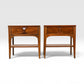 Kent Coffey Perspecta Vintage Mid Century Modern Pair of Nightstands c. 1960s