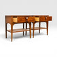 Kent Coffey Perspecta Vintage Mid Century Modern Pair of Nightstands c. 1960s