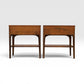 Kent Coffey Perspecta Vintage Mid Century Modern Pair of Nightstands c. 1960s
