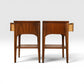 Kent Coffey Perspecta Vintage Mid Century Modern Pair of Nightstands c. 1960s