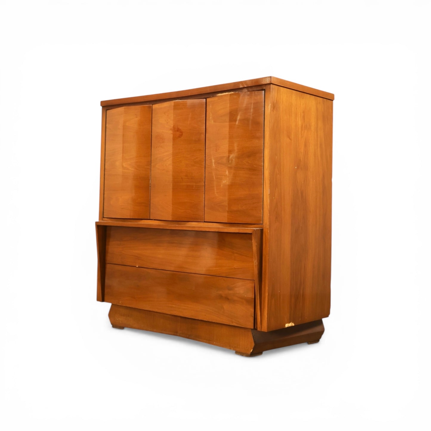 mid century modern 5 drawer dresser Vintage Walnut Wood by Broyhill wi Big Whale Consignment its sturdy frame is made from kiln Mid-Century Modern 5 Drawer Dresser,