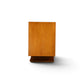 Specialty Woodcraft sculpted walnut and burl credenza side view