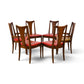 Broyhill Brasilia walnut dining chairs group view