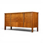 John Widdicomb lowboy dresser drawer front detail