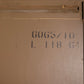 Broyhill Saga credenza factory stamp on back panel