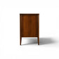 Broyhill Saga credenza drawer detail with slim brass pull
