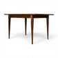 Broyhill Saga dining table side angle view